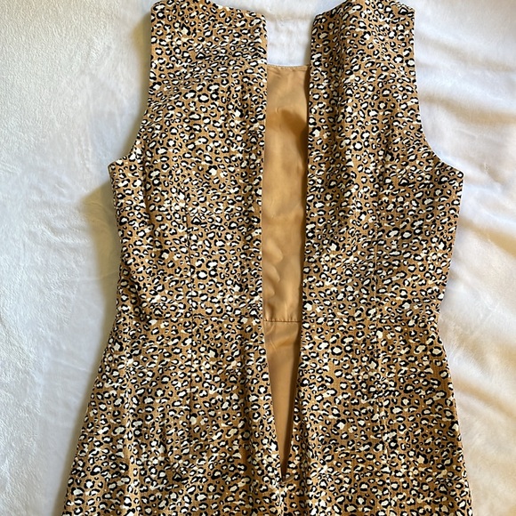 J. Crew leopard print knee length dress. - Picture 3 of 3